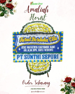 Papan Bunga Duka di Goyage