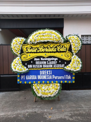 Papan Bunga Duka di Goyage