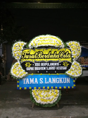 Papan Bunga Duka di Goyage