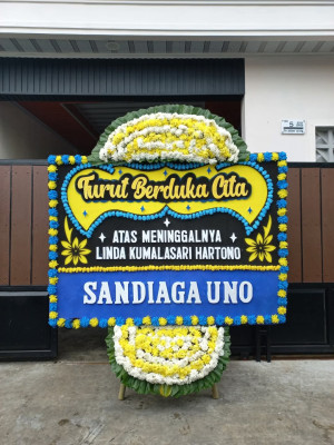 Papan Bunga Duka di Goyage